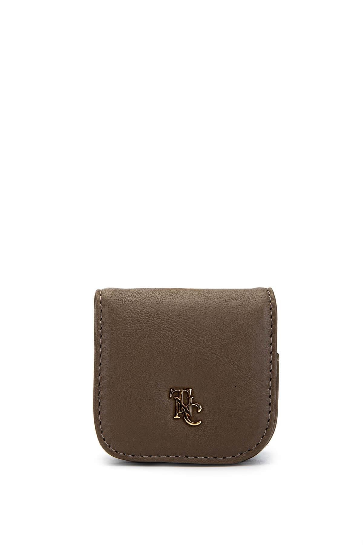 Tamer Tanca Unisex Hakiki Deri Vizon Airpods Kılıfı Cuzdan