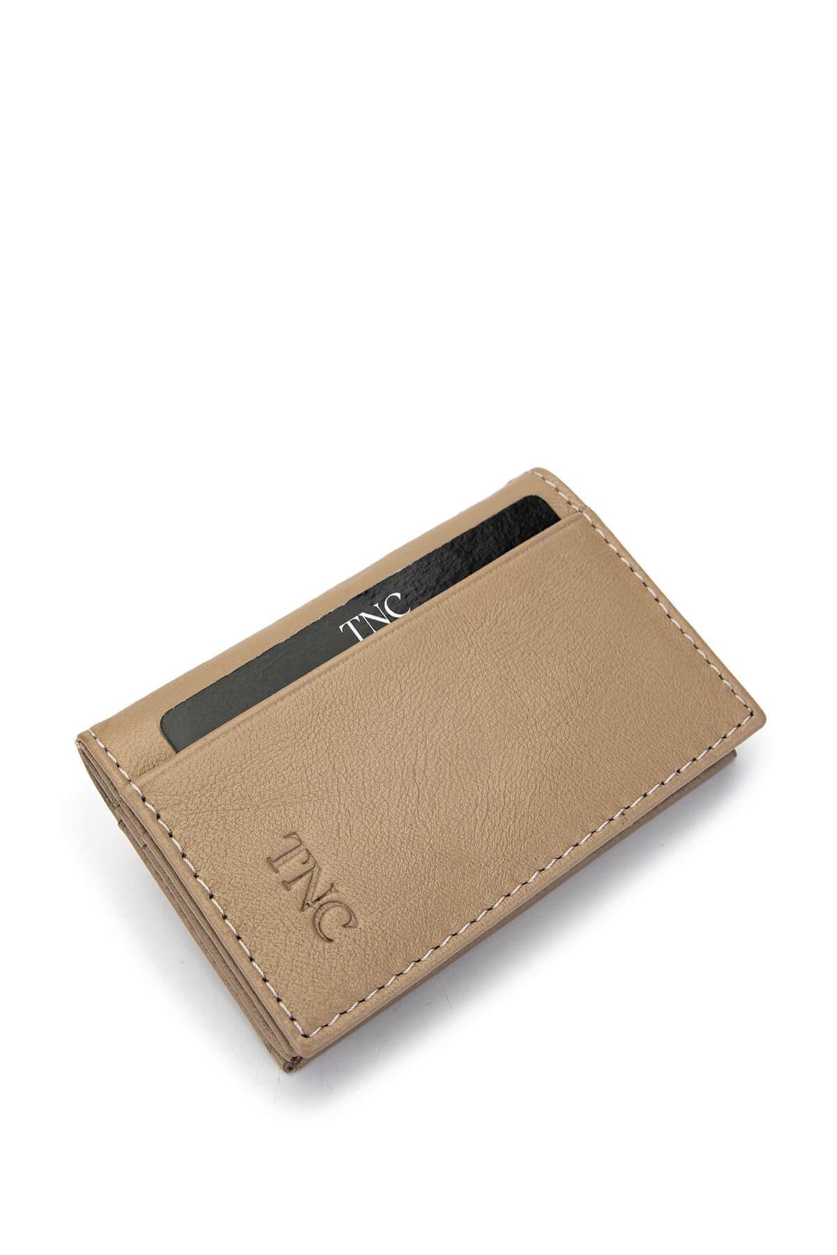 Tamer Tanca Unisex Hakiki Deri Vizon Kartlık