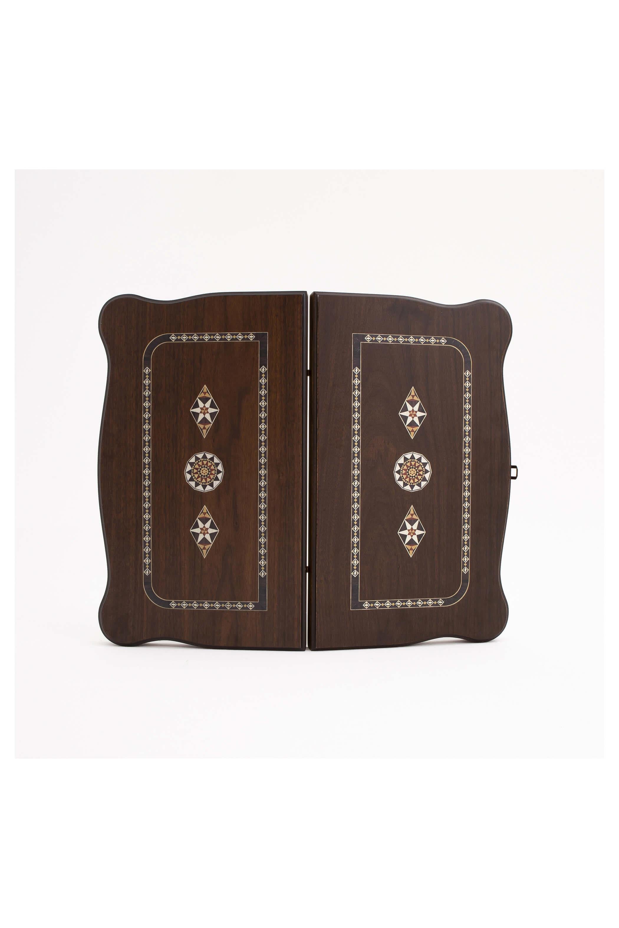 Tamer Tanca Unisex Masif Ahşap Kahverengi Tavla