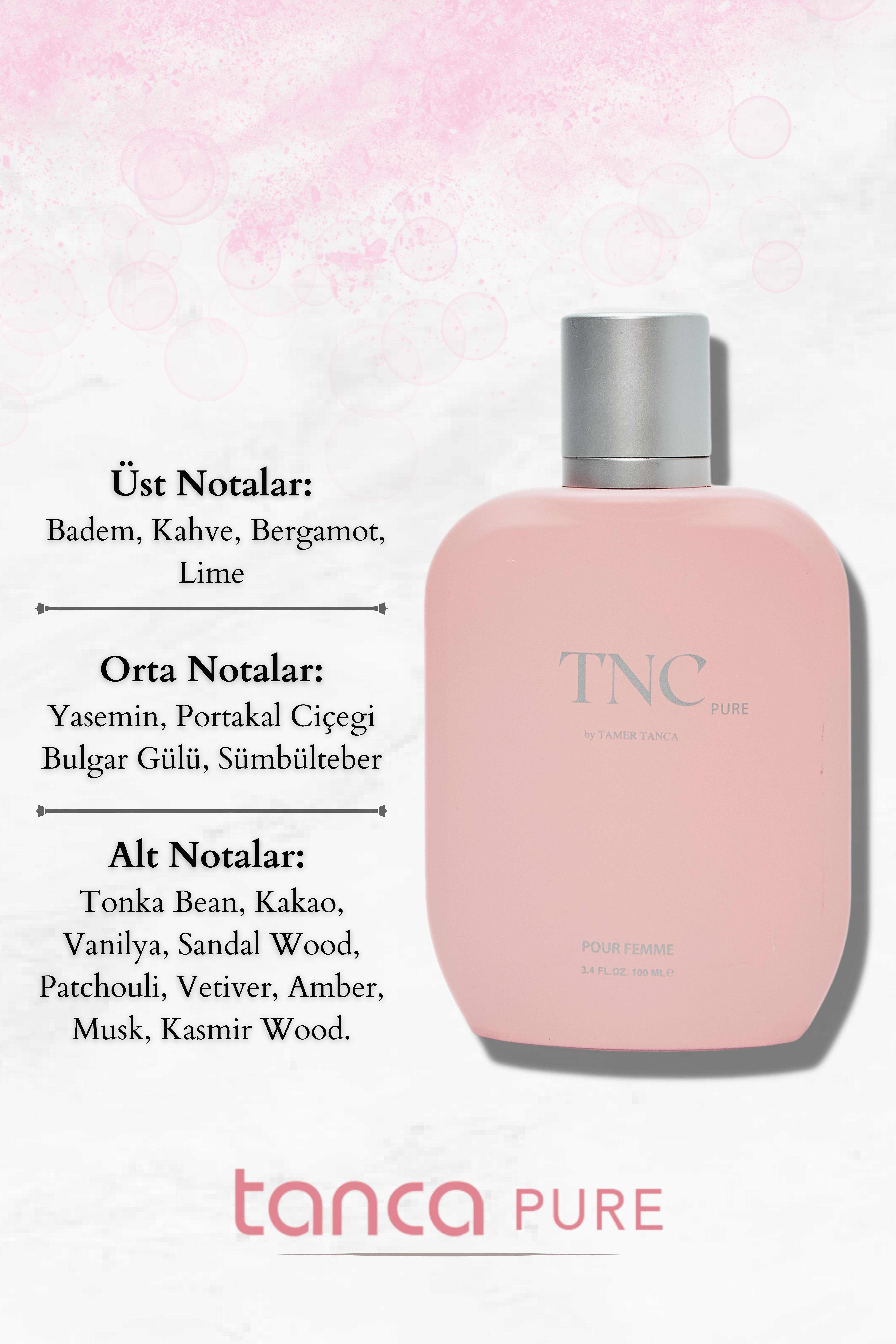 Tamer Tanca Unisex Pembe Parfüm Parfum
