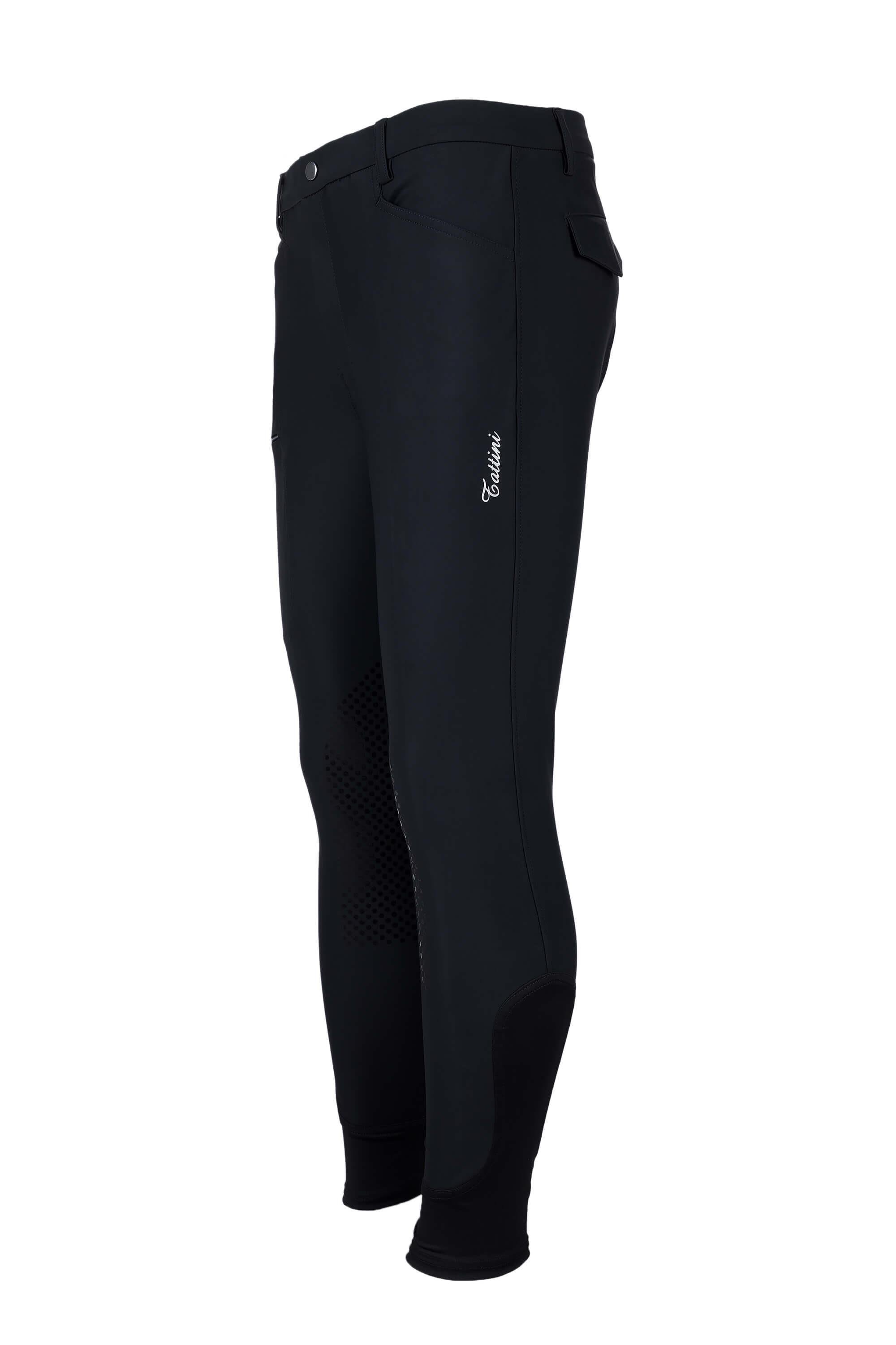 Tattini Erkek Tekstil Siyah Binici Pantolonu