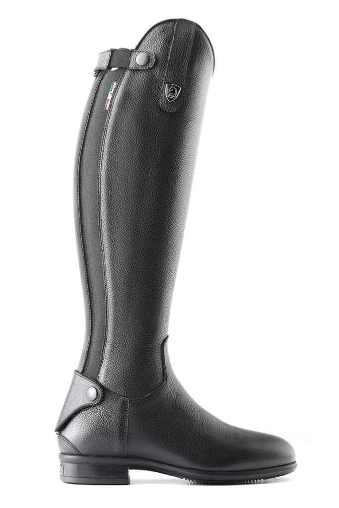 Tattini Unisex Hakiki Deri Siyah (Medium) Binici Cizmesi Çizme