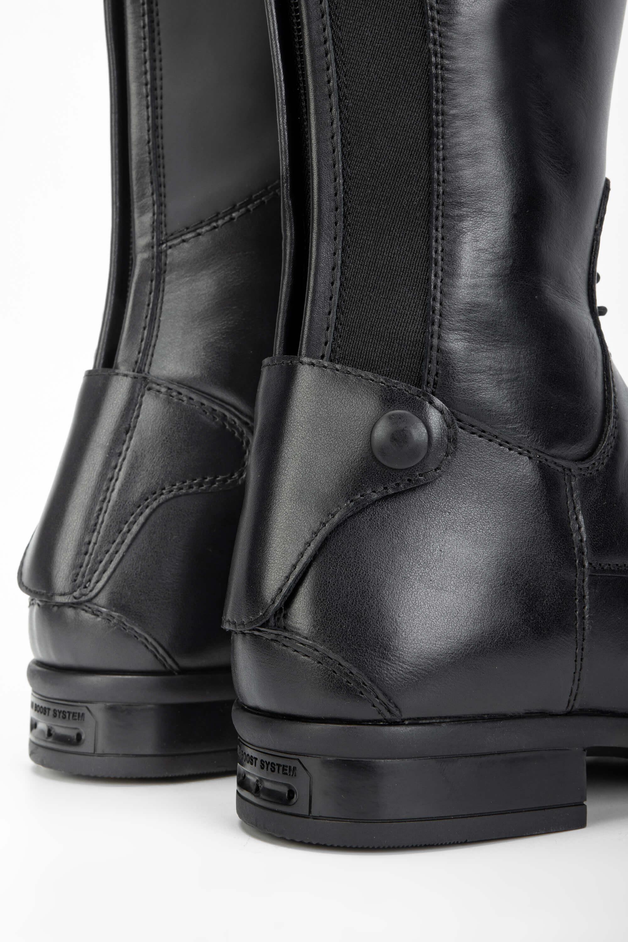 Tattini Unisex Hakiki Deri Siyah (Medium) Binici Cizmesi Çizme