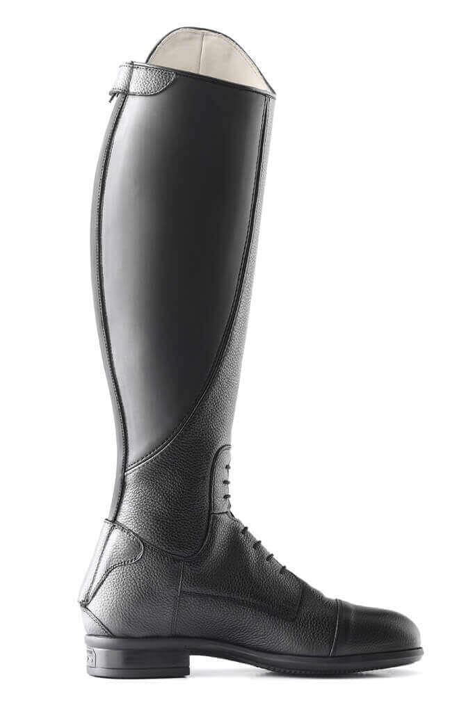 Tattini Unisex Hakiki Deri Siyah (Medium) Binici Cizmesi Çizme