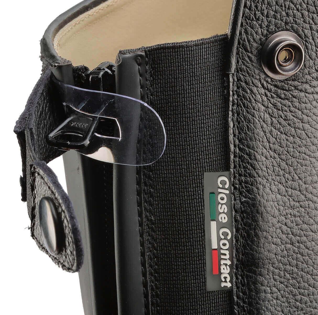 Tattini Unisex Hakiki Deri Siyah (Small) Binici Cizmesi Çizme