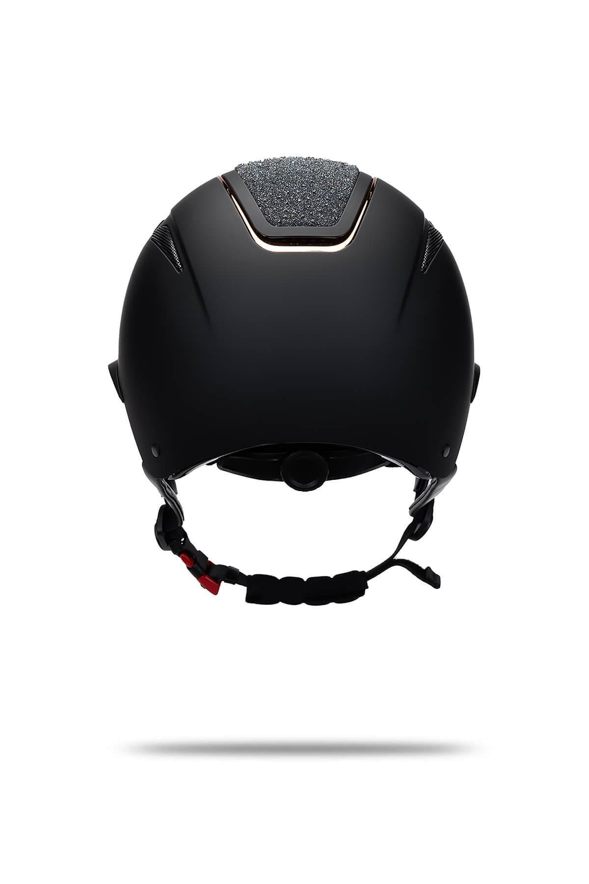 Tattini Unisex Siyah Binici Kaskı Şapka