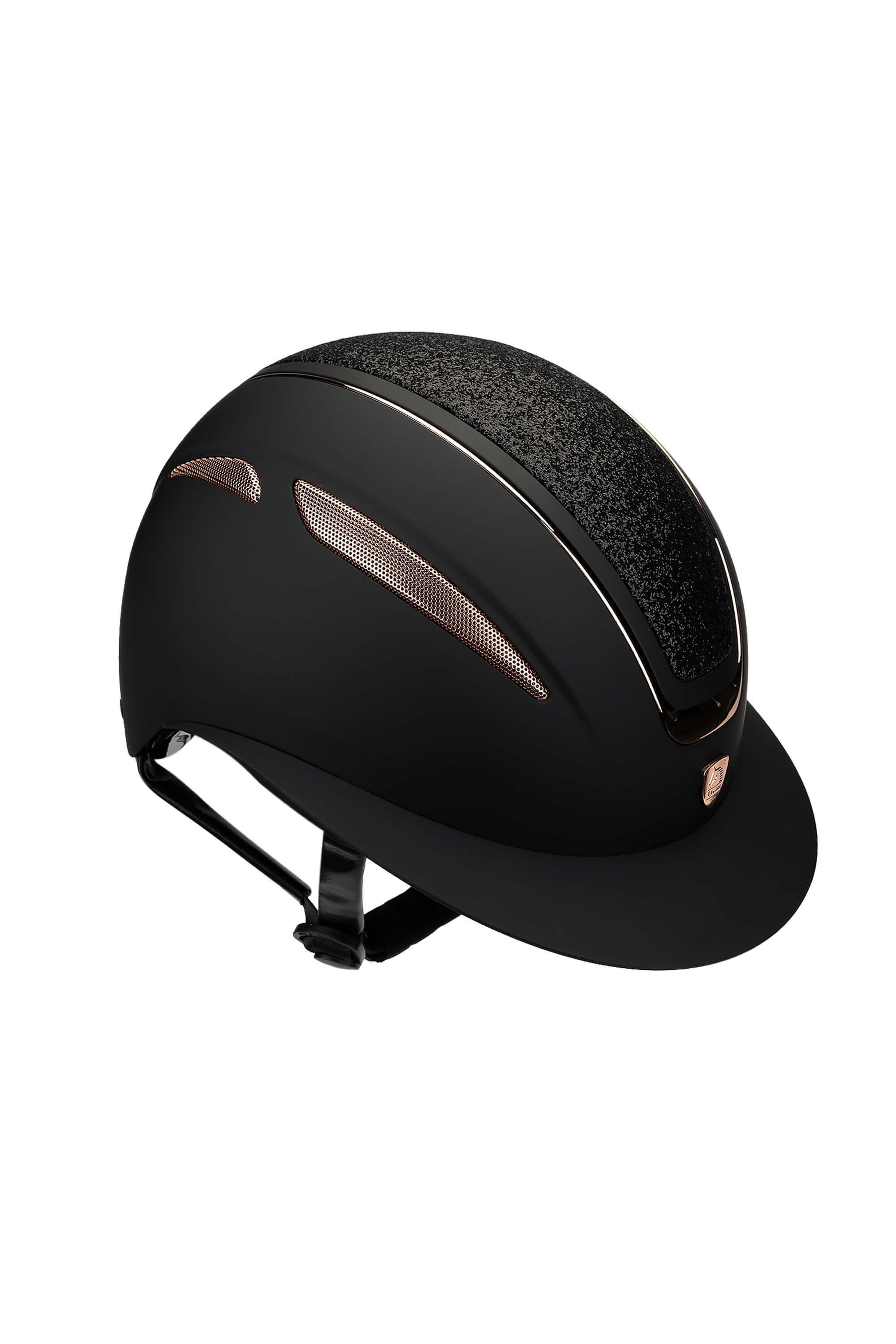 Tattini Unisex Siyah/Rose Binici Kaskı Şapka