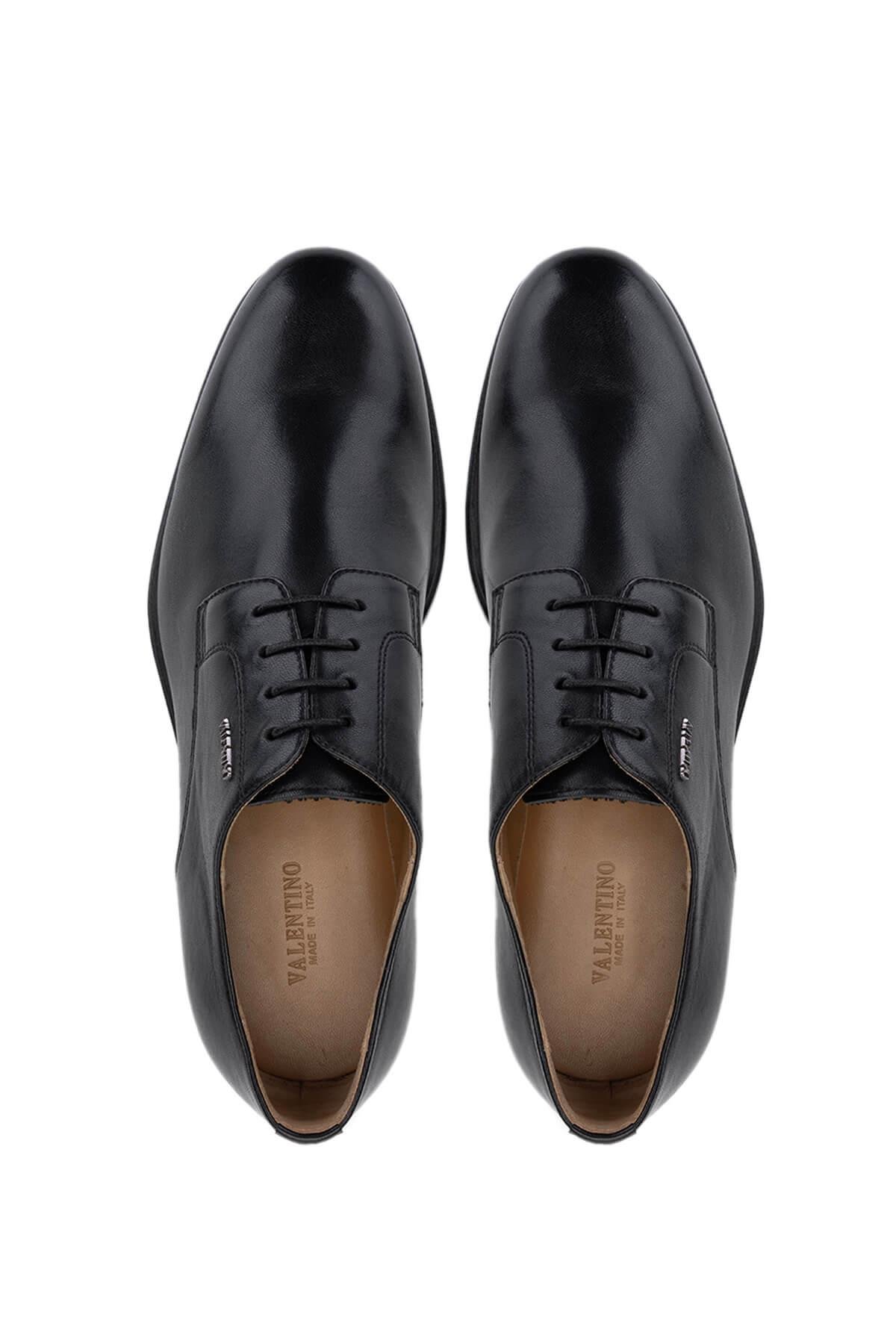 VALENTINO Erkek Hakiki Deri Siyah Klasik Ayakkabı