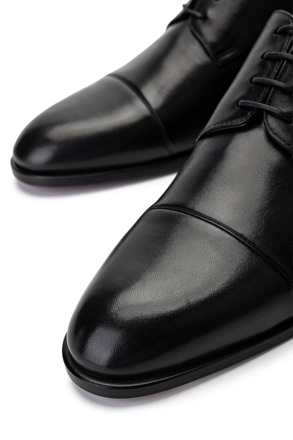 VALENTINO Erkek Hakiki Deri Siyah Klasik Ayakkabı