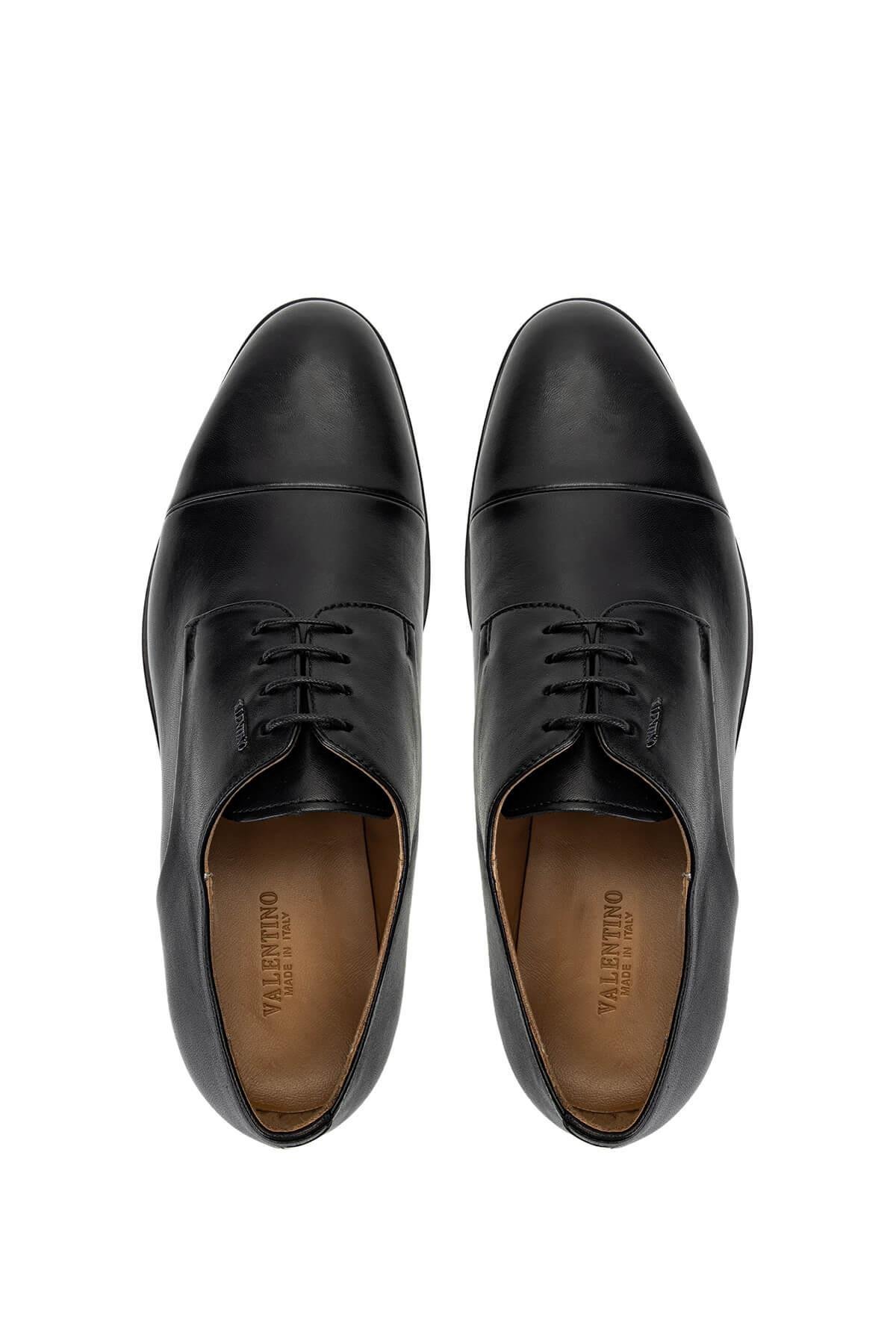 VALENTINO Erkek Hakiki Deri Siyah Klasik Ayakkabı