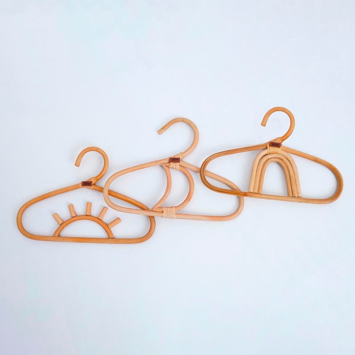 3'lü Rattan Askı