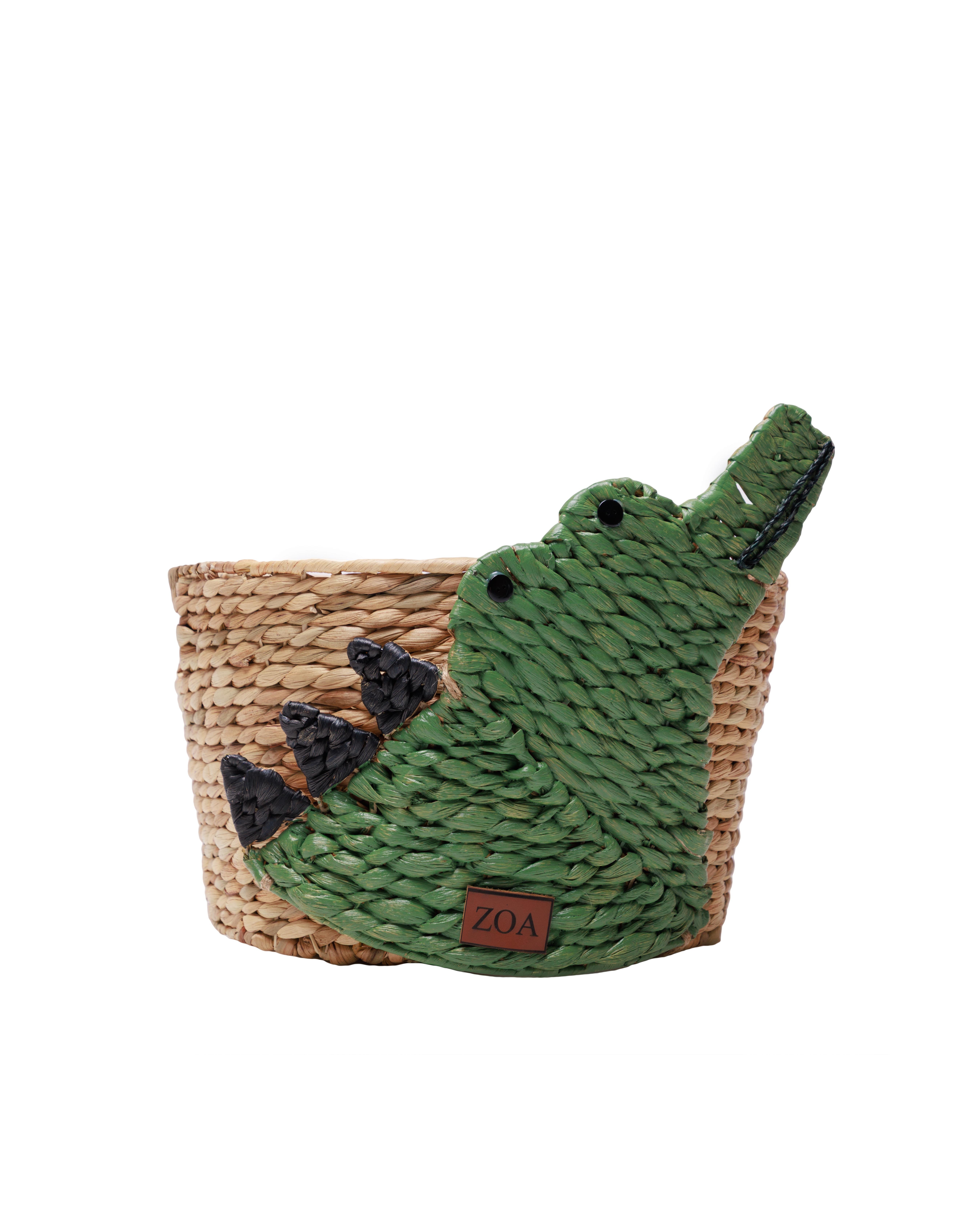 Timsah Rattan Oyuncak Sepeti