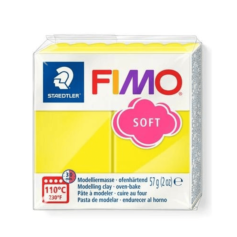 STAEDTLER802010 MODELLEME KİLİ FİMO SOFT LİMON4006608809430