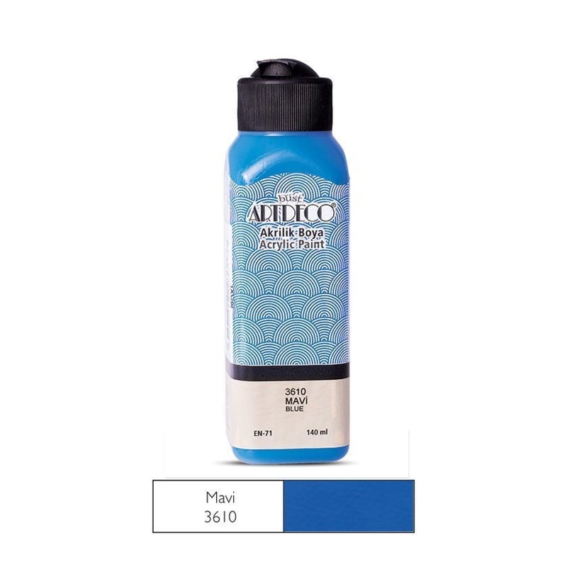MarkasızArtdeco Akrilik Boya 140 ml MaviY0003794