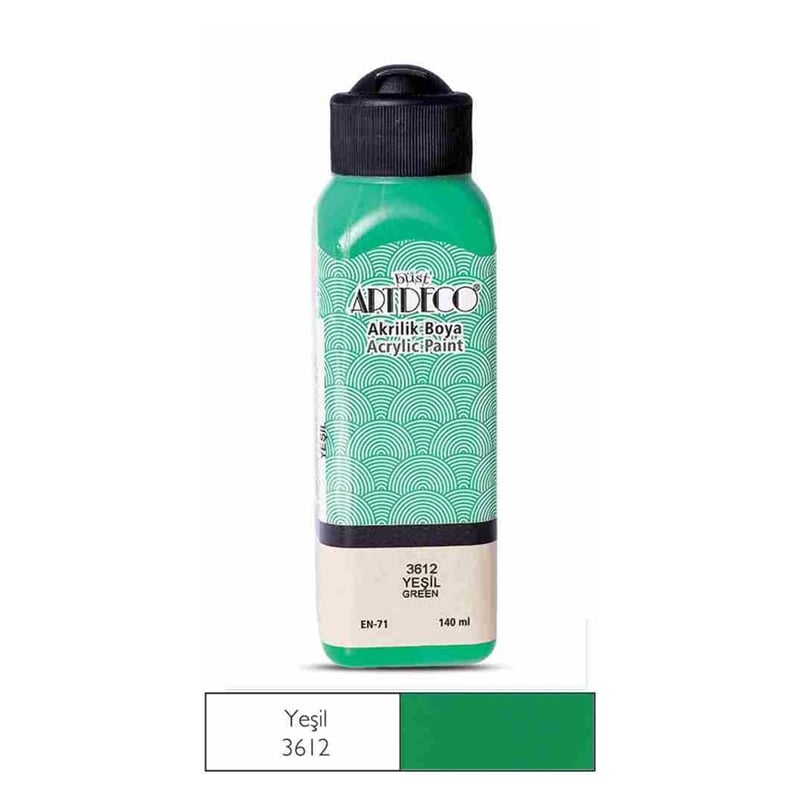 ARTDECOArtdeco Akrilik Boya 140 ml Yeşil 70R-36128698517933304