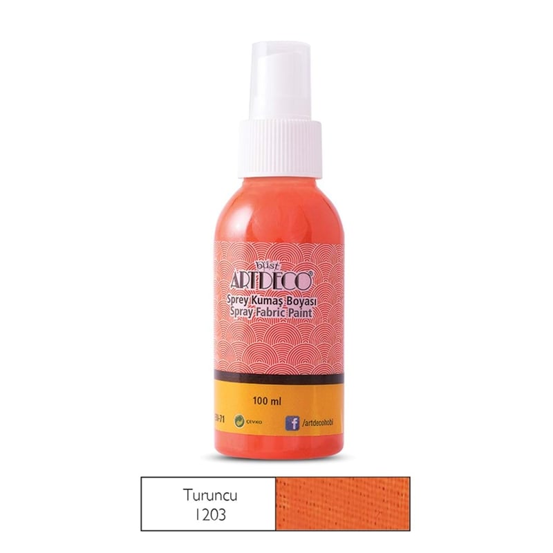 Artdeco Artdeco Sprey Kumaş Boyası 100ml TuruncuY0002334