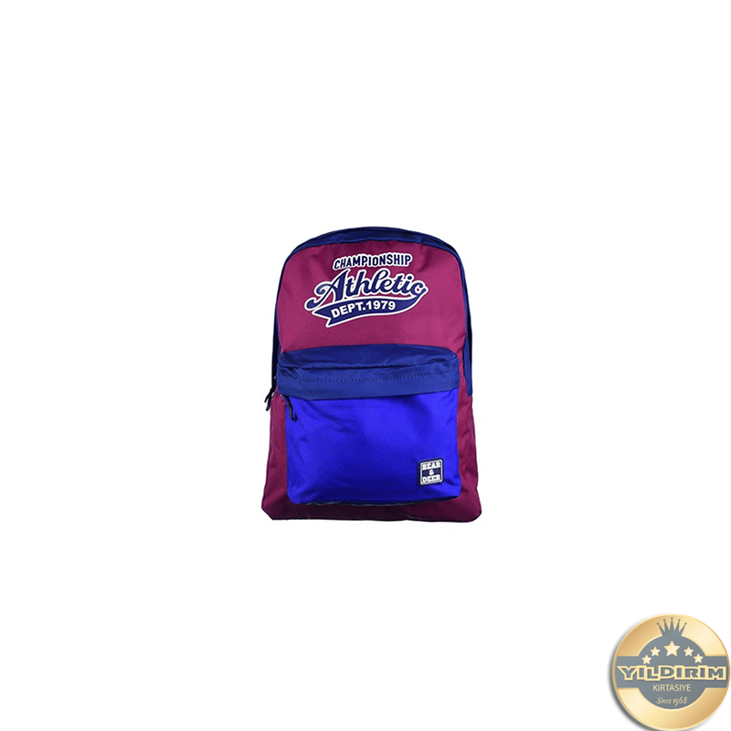 B&D Athletic Tek Gözlü Sırt Çantası Bordo