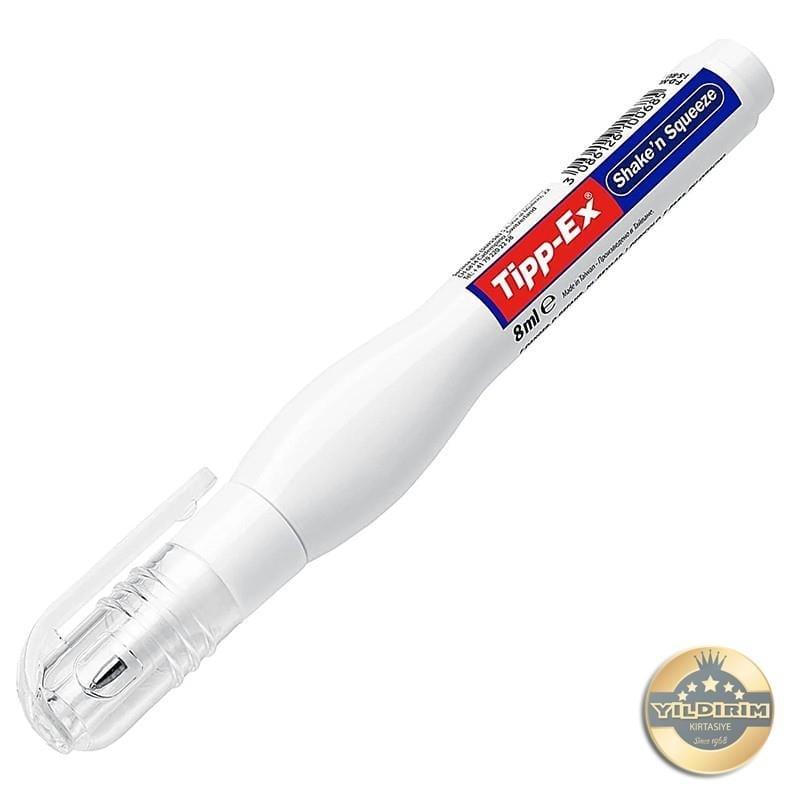 Bic Tıpp-Ex Shake N Squeeze Kalem Silici, 8 ml