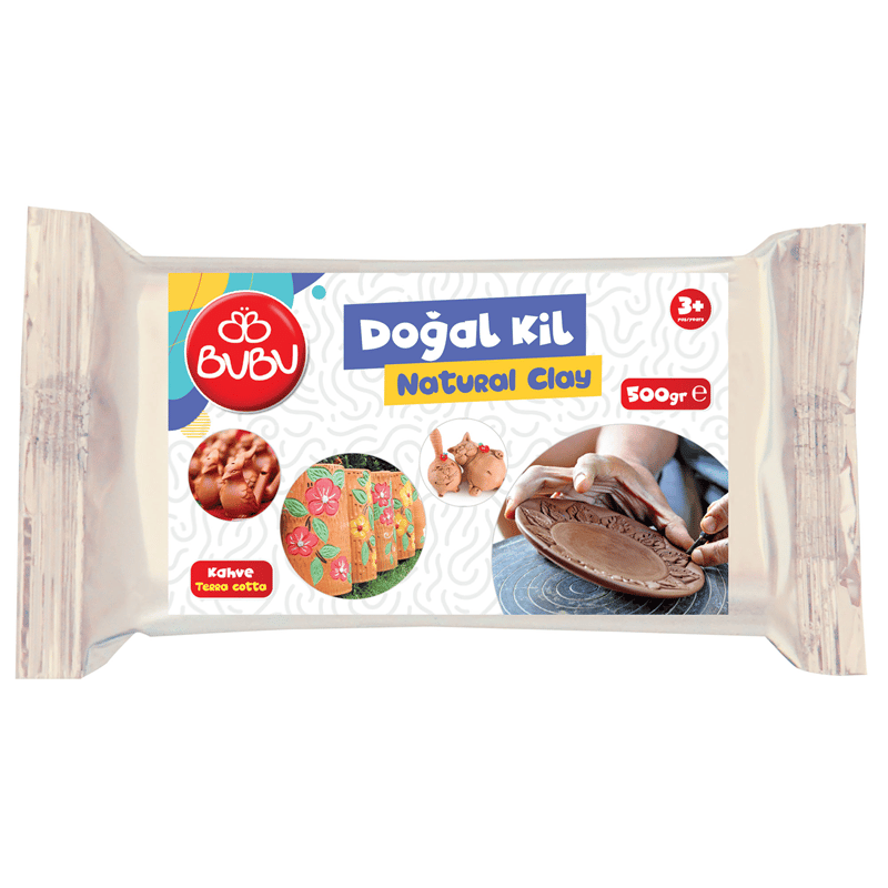 BU-BUBU-BU DOĞAL KİL KAHVERENGİ 500 GR.8680965639303