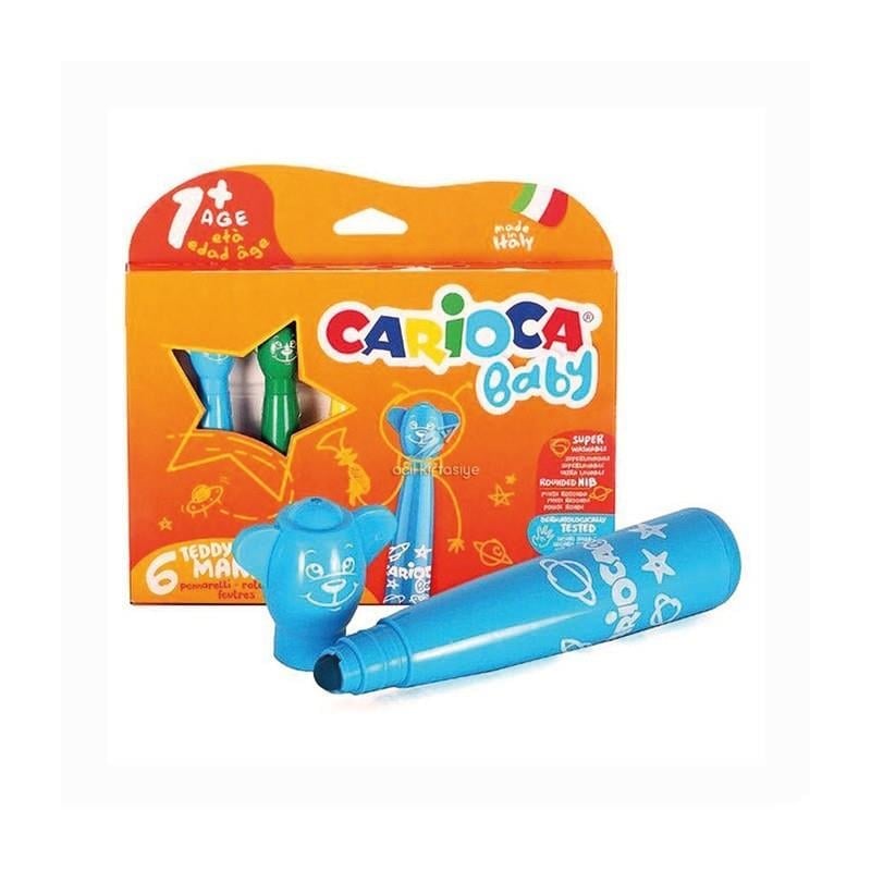 Carioca Jumbo Yikanabilir 6'lı Keçeli Boya Kalemi