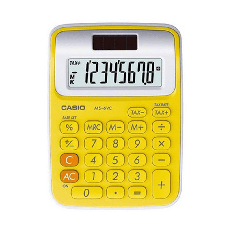 CASIOCASIO SL-300VC-PK CEP TİPİ HESAP MAKİNASI SARI255796-002