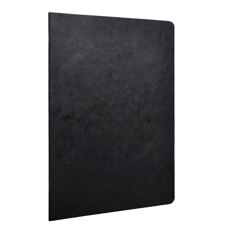 ESMOCLAIREFONTAINE CD26/733061 21*29,7 cm A-4 ÇİZGİLİ SOLDAN KIRMIZI ÇİZGİLİ DEFTER - SİYAH KAPAK341112