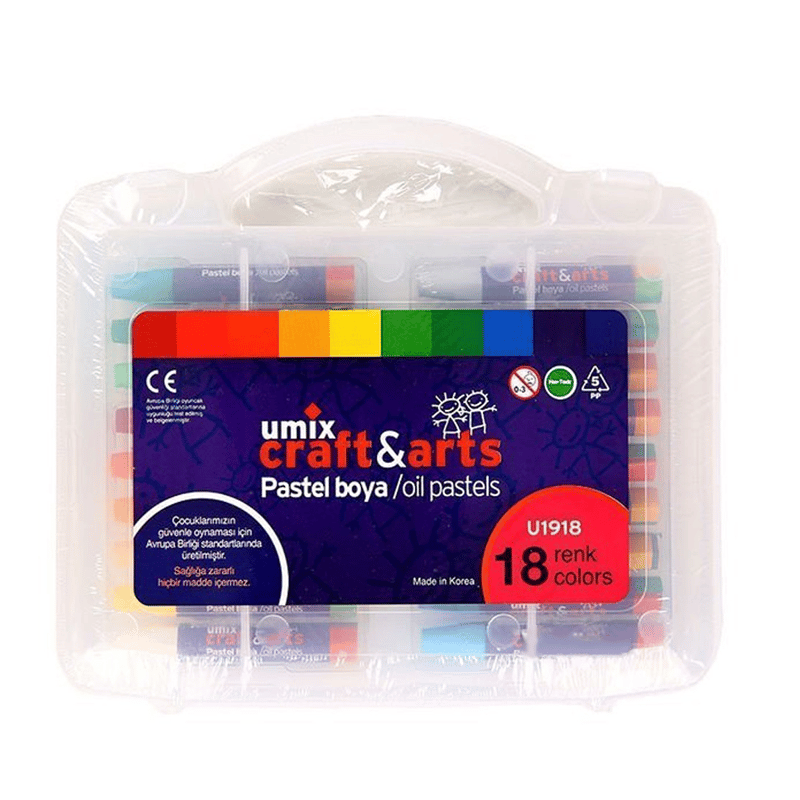 UmixCraft And Arts Yağlı Pastel 18 Renk260400
