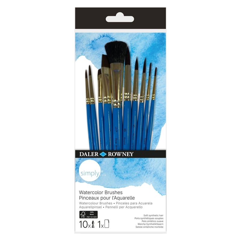 SİMPLYDAL SIMPLY 216610110 W/C SH 10 BRUSH SET5011386137933