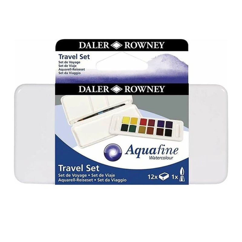 MarkasızDaler Rowney Aquafine 12 Renk Sulu BoyaROWNEY 131900001