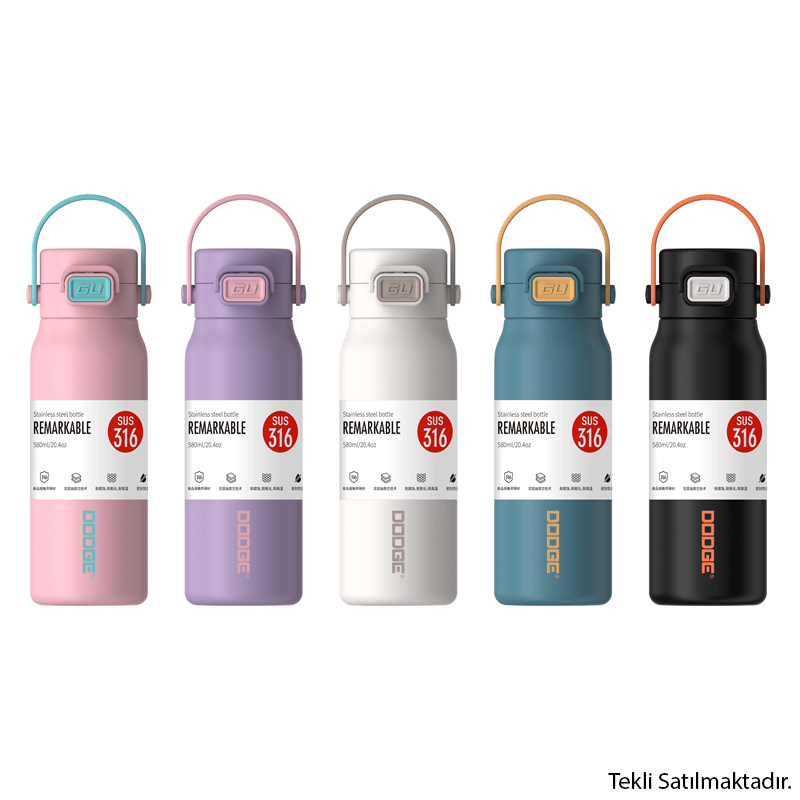 SulukDODGE MADERTN ÇELİK TERMOS MATARA 580 ML. (5 ASS.)6973236837549