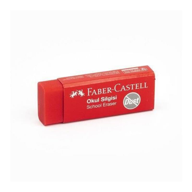 FABER-CASTELLF.CASTELL 187222 KIRMIZI OKUL SİLGİSİ358104-001