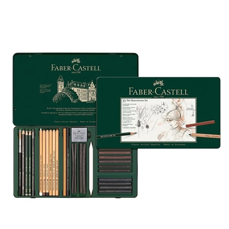 FABER-CASTELLF.CASTELL 33 LÜ PITT MONOCHROME SETİ 112977320491