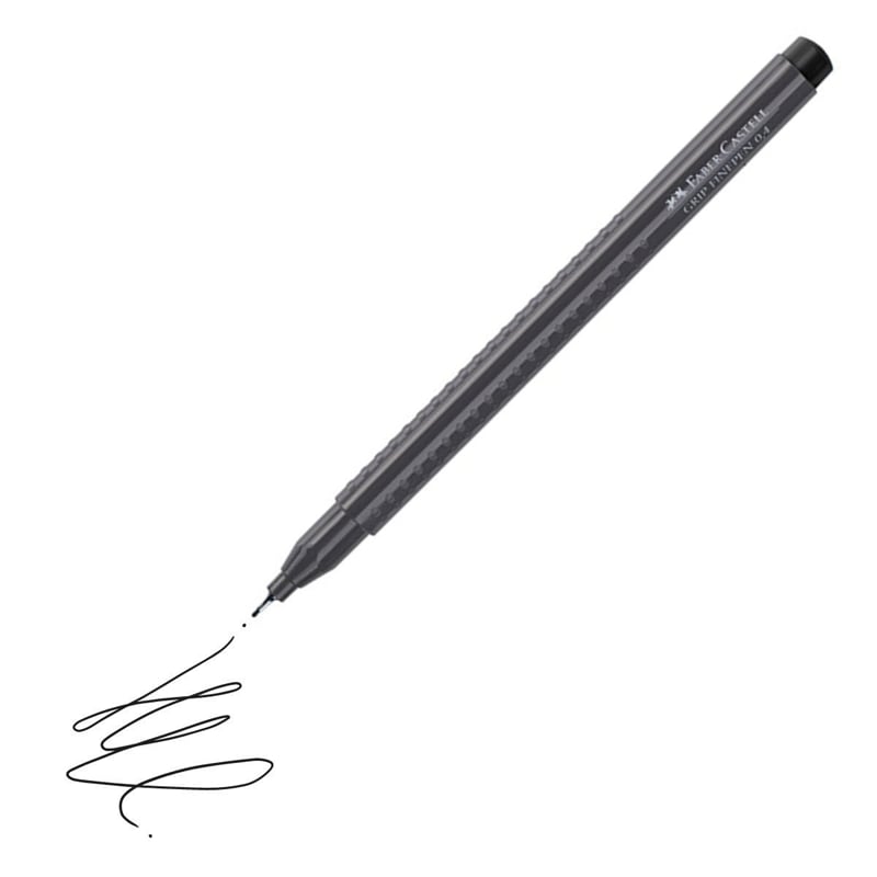 FABER-CASTELLF.CASTELL 1516 GRİP FİNEPEN 0.4 Siyah85746