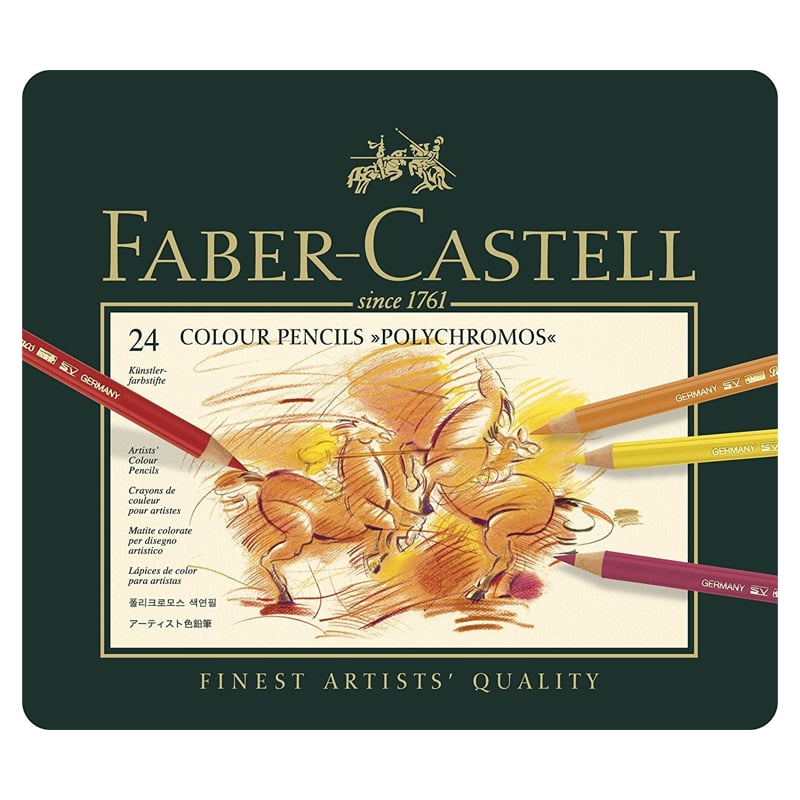 FABER-CASTELLFABER-CASTELL 24 Renk Polychromos Kuru Boya Yeşil seri258781
