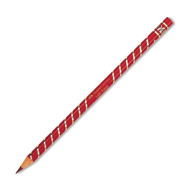 MarkasızFaber Castell Gold Yuvarlak Kırmızı Kopya KalemiY001823