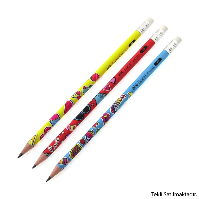 FABER-CASTELLFABER CASTELL POPART SİLGİLİ KURŞUN KALEM8681241423012