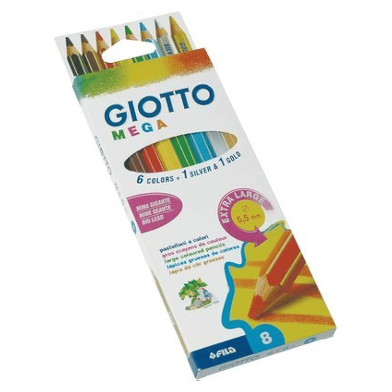 Giotto Giotto Mega 8 Renk Kuru Boya 225400300100