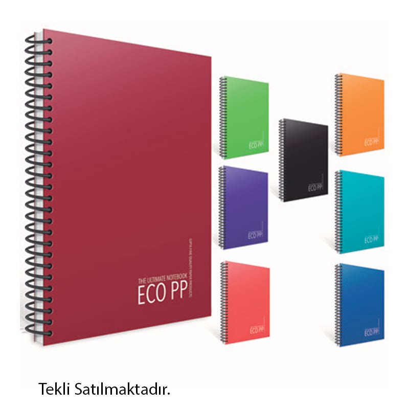 MarkasızGIPTA DEFTER EKO A4 100YP DÜZ PP SPR PP KPK8697236140093