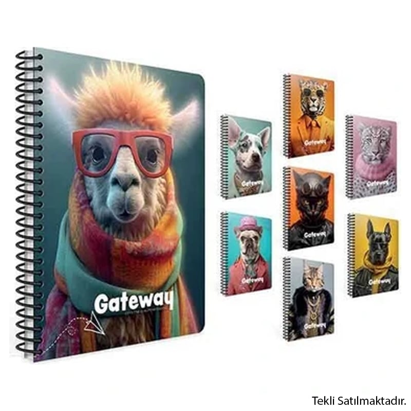 GIPTAGIPTA GATEWAY SP.PP KAPAK DEFTER A4 100 CIZGILI8697236162873