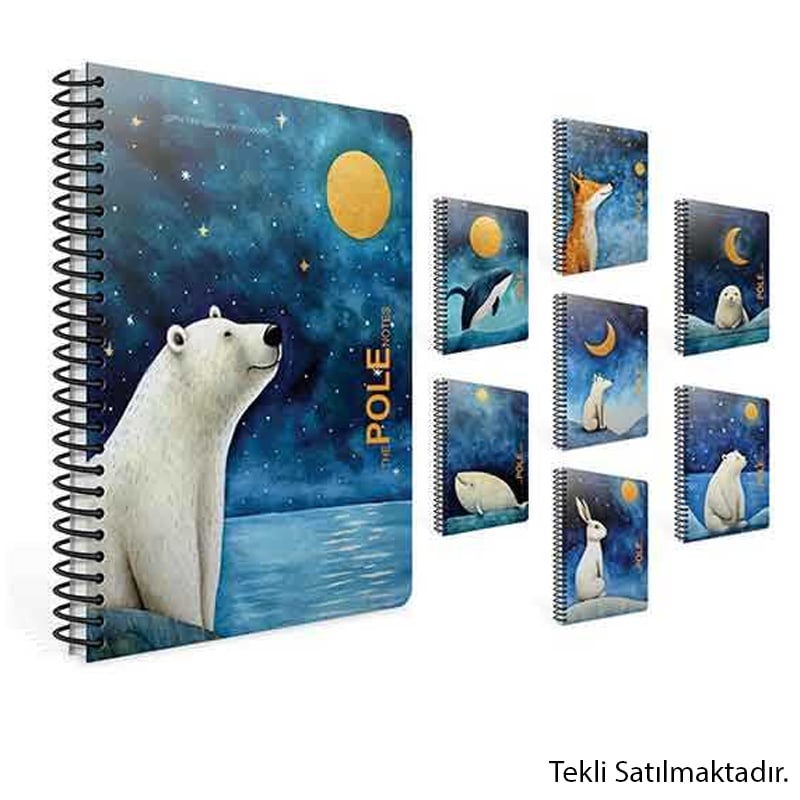 GIPTAGIPTA POLE NOTES SP.PP KAPAK DEFTER A-4 80YP. ÇİZG.8697236163498