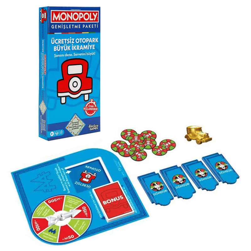 HASBROHASBRO G0718 MONOPOLY OTOPARK İKRAMİYESİ 65010996334220