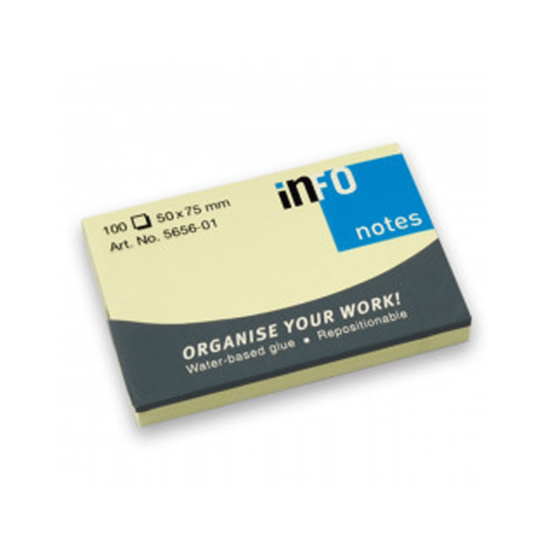 İNFOInfo Notes 50x75 Yapışkanlı Not Kağıdı356146