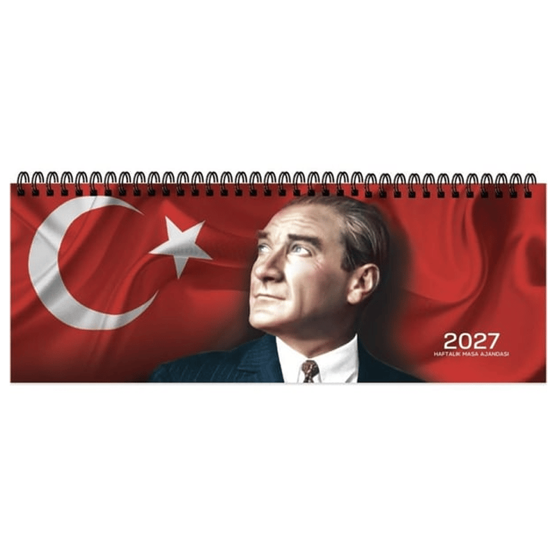 KESKİNCOLORKeskin 2027-AJ-65 12*33,5 Spr.Haftalık Masa Ajanda600218-99
