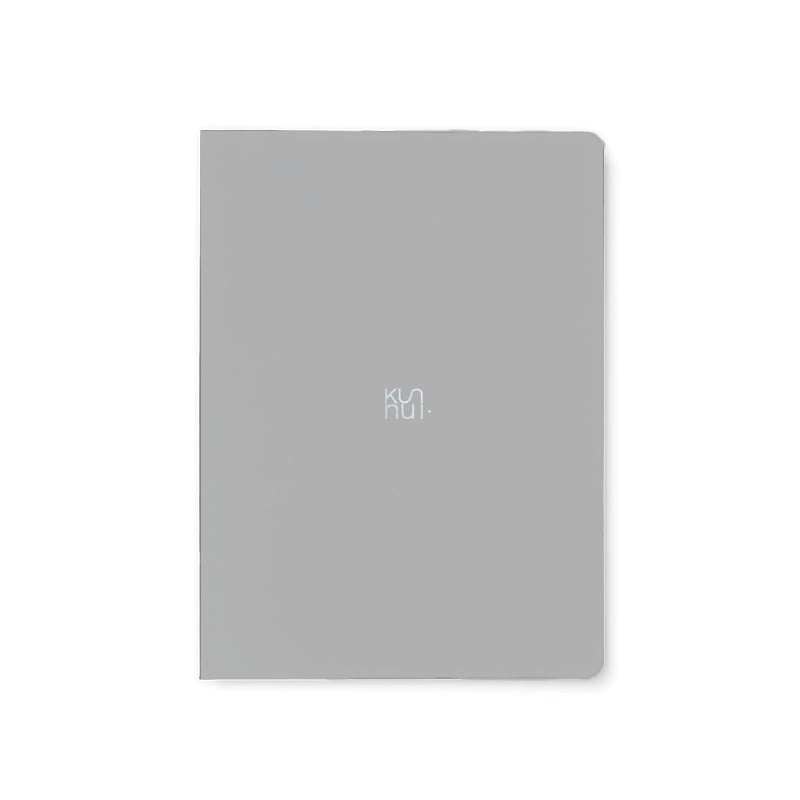 KUNNUİKunnui Thin Flexible Journal Notebooks 12x16 cm 64 Pages Noktalı 140 Gr Grey8435449351987