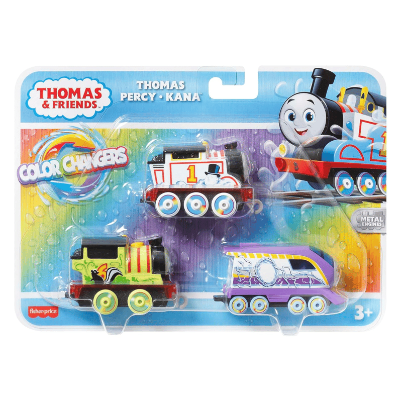 MATTELMATTEL HNP82 THOMAS VE ARKADAŞLARI RENK DEĞİŞTİREN KÜÇÜK TRENLER 3 LÜ PKT194735147397