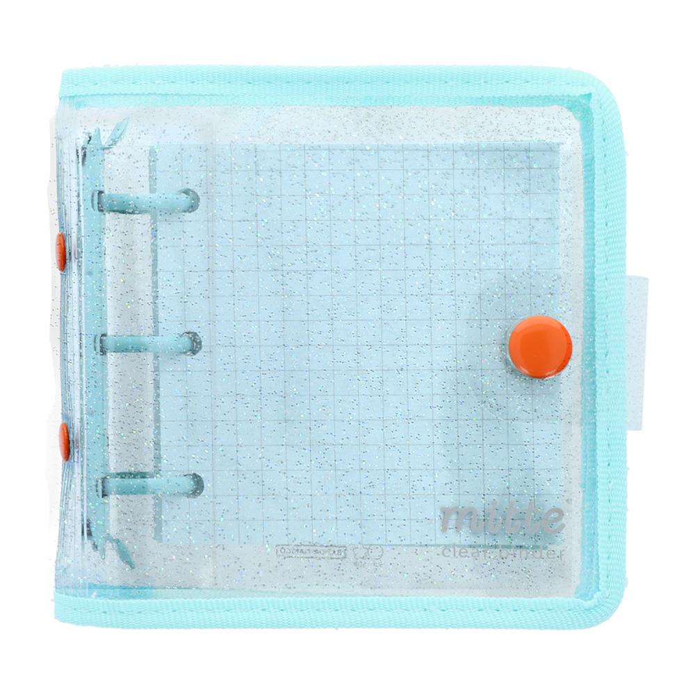 Sun-StarMitte Mini Parıltılı Çıt Çıtlı Dosya Mavi & Turuncu4901770743035