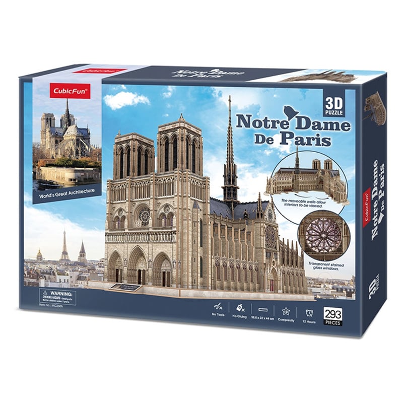 NECO TOYSNeco 3D Puzzle Notre Dame De Parıs6944588202606