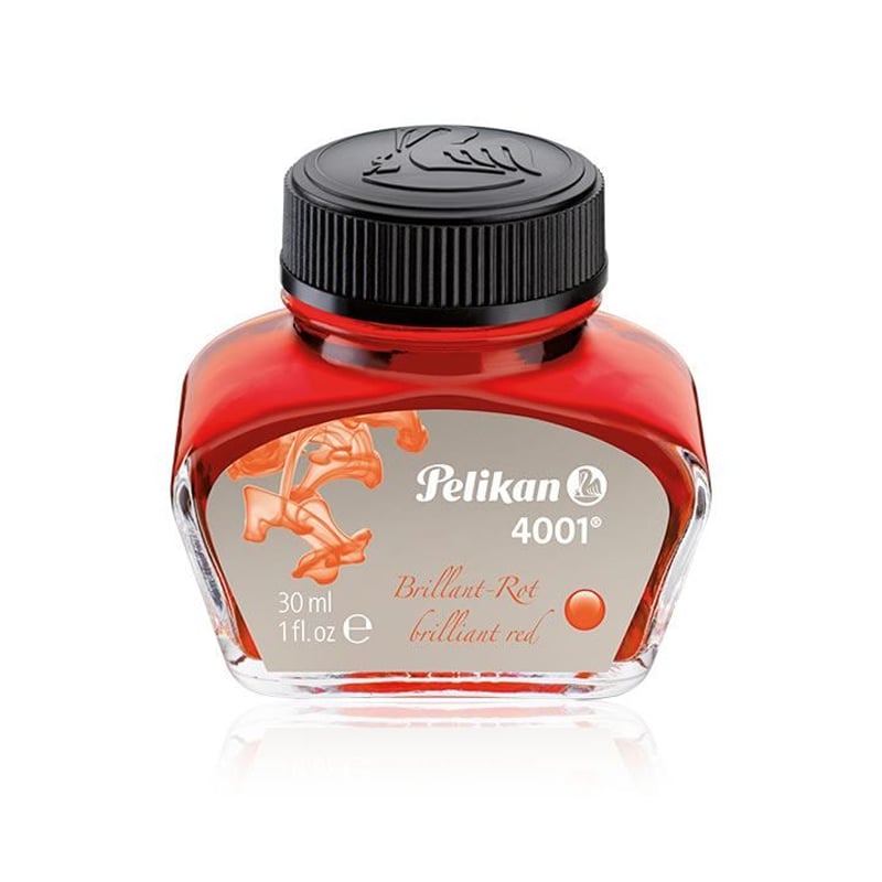PELİKAN KALEMPELİKAN 4001 YAZI MÜREKKEBİ 30ML BRILLIANT RED3720