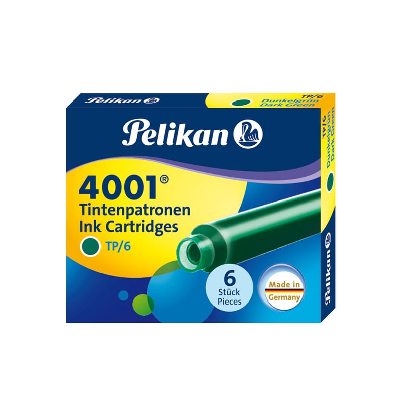 PELİKAN OKULPELİKAN KISA KARTUŞ 4001 6'li DARK GREENY00044325
