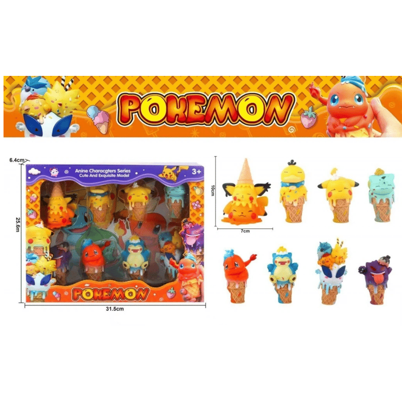 PRESTİJ OYUNCAKPRESTİJ ZS.222-85 KUTULU 8 Lİ POKEMON SET6975402228502